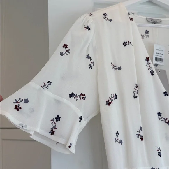 RAIlS NWT White Floral Kyoto Dress. Size MED - Picture 3 of 9